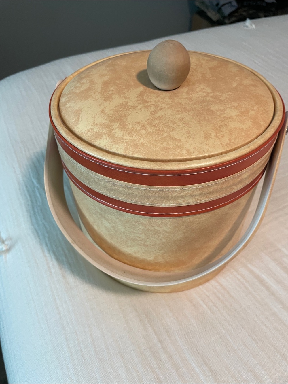 Vintage Georges Briard Ice Bucket: Mid-Century Modern Bar